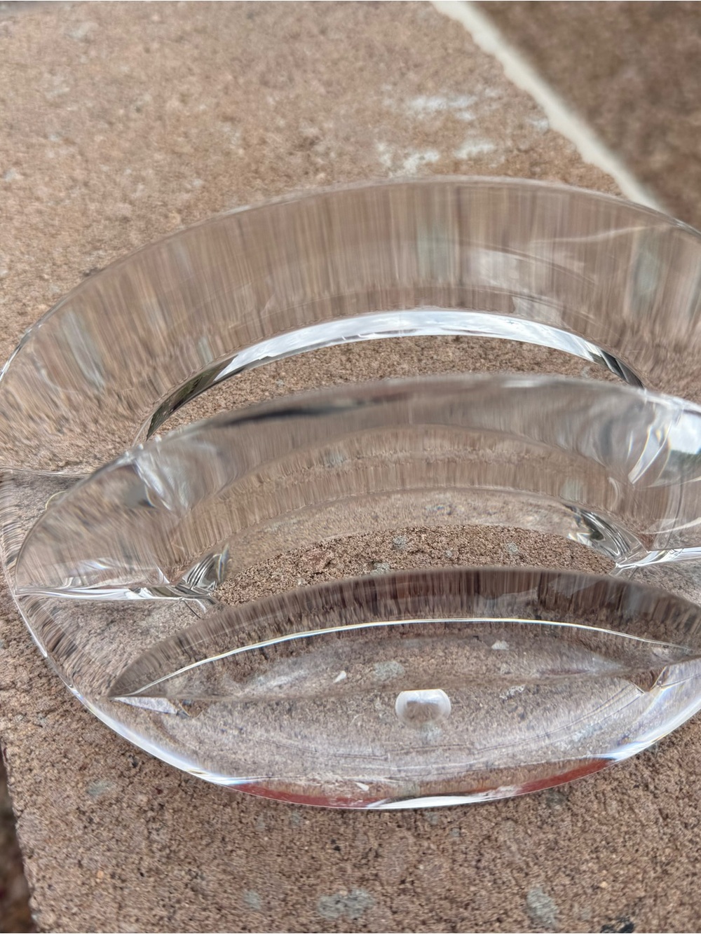 Vintage MCM Clear Lucite Acrylic Napkin Holder Mid Century Modern - Picture 3 of 7